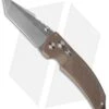 Hogue Knives EX03 Knife Tanto Matte Brown (3.5" Tumble Plain) 34363 -Sharp Blade Depot hogue ex03 tanto brown 34363