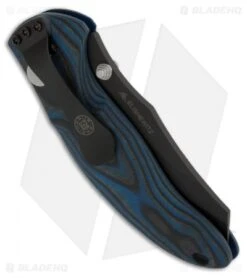 Hogue Knives EX04 Wharncliffe Knife Blue Lava GMascus (3.5" Plain) 34463 -Sharp Blade Depot hogue tool and machine folder ex 04 3.5 wharnclif blade g10 g mascus blue lava 34463 side